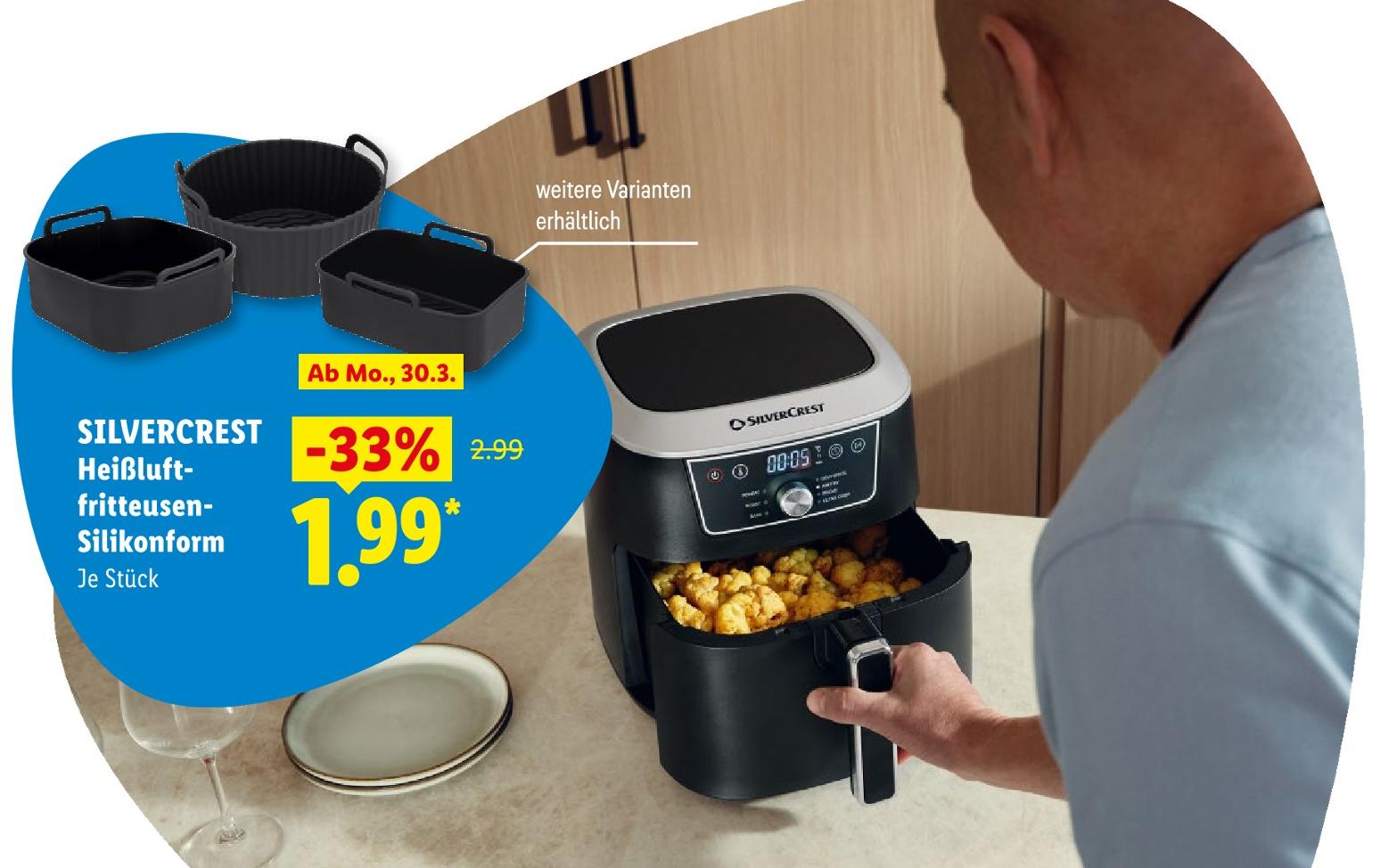 Heißluftfritteusen-Silikonform