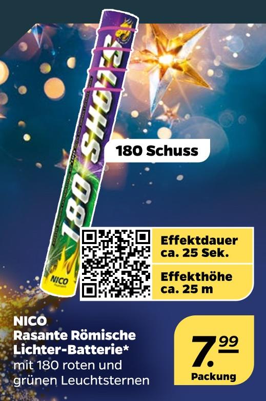 Rasante Römische Lichter-Batterie