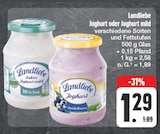 EDEKA Reinsberg - Joghurt oder Joghurt mild Angebot im Prospekt Joghurt oder Joghurt mild bei EDEKA im Reinsberg Prospekt für 1,29 €