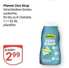 Zero Sirup im Angebot bei GLOBUS in Gotha Zero Sirup Angebote von Pfanner bei GLOBUS Gotha für 2,99 €