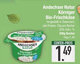 Körniger Bio-Frischkäse von Andechser Natur im aktuellen EDEKA Prospekt für 1,49 €