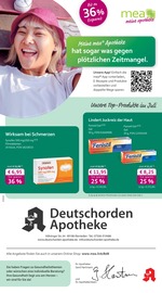 mea - meine apotheke Apotheken Prospekt der aktuellen Woche mit 4 Seiten, gültig von 01.07.2026 bis 31.07.2026, in Vöhringen und Umgebung Aktueller mea - meine apotheke Apotheken Prospekt in Vöhringen und Umgebung, "Unsere Juli-Angebote" mit 4 Seiten, 01.07.2026 - 31.07.2026