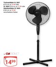 Tischventilator VL 3601 Angebote von Clatronic bei GLOBUS Neustadt für 14,99 €