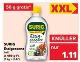 Essigessenz im Angebot bei Kaufland in Gladbeck Essigessenz Angebote von SURIG bei Kaufland Gladbeck für 1,11 €