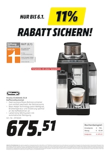 Kaffeevollautomat im MediaMarkt Saturn Prospekt "11% RABATT SICHERN!" mit 23 Seiten (Bergisch Gladbach)