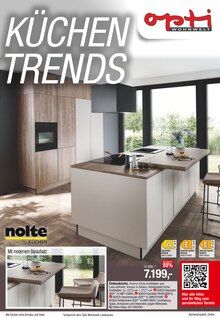 Opti-Wohnwelt Prospekt Küchen Trends mit  Seiten in Hünfeld (Konrad-Zuse-Stadt) und Umgebung