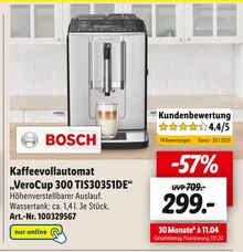Kaffeemaschine von BOSCH im aktuellen Lidl Prospekt für €299.00
