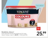 Wandfarbe "Colours" Angebote von Vincent bei Hellweg Gelsenkirchen für 25,99 €