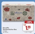 Taschentücher Box von Oecolife für 1,29 € bei combi im Angebot Taschentücher Box von Oecolife im aktuellen combi Prospekt