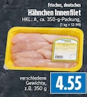 EDEKA Lahnau - Frisches, deutsches Hähnchen Innenfilet Angebot im Prospekt Frisches, deutsches Hähnchen Innenfilet bei EDEKA im Lahnau Prospekt für 4,55 €