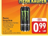 Aktuelle Monster Energy Angebote bei E center in Würzburg Aktuelles Energy Drink Angebot bei E center in Würzburg ab 0,99 €