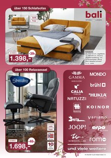 Couch im Möbel Inhofer Prospekt "POLSTERMÖBEL" mit 14 Seiten (Augsburg)