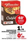 Préparation pour pâte à crêpes - francine dans le catalogue Super U