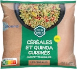 Quinoa et céréales cuisinés aux petits légumes - Picard en promo à 3,84 € chez Picard Quinoa et céréales cuisinés aux petits légumes - Picard dans le catalogue Picard