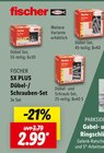 FISCHER SX PLUS Dübel-/Schrauben-Set Angebote von fischer bei Lidl Aurich für 2,99 €