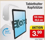 Tablethalter Kopfstütze für 3,99 € bei Zimmermann im Angebot Tablethalter Kopfstütze im aktuellen Zimmermann Prospekt