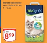 Katzenstreu Angebote von Biokat's bei GLOBUS Hofheim für 8,99 €