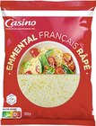 Emmental Français râpé 29% M.G. - CASINO en promo chez Casino Supermarchés Boulogne-Billancourt à 4,70 €