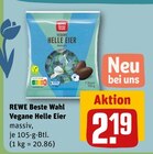 Vegane Helle Eier von REWE Beste Wahl im aktuellen REWE Prospekt für 2,19 €