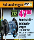 Kunststoff-Schlauchwagen FQ-KSW 20 von for q im aktuellen Hornbach Prospekt für 47,90 €