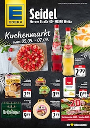 Supermarkt Prospekt von EDEKA Schömberg EDEKA Prospekt: "Kuchenmarkt", 2 Seiten, 01.09.2025 - 06.09.2025