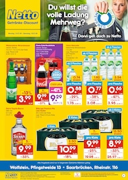 Netto Marken-Discount Prospekt für Völklingen mit 2 Seiten Netto Marken-Discount Prospekt für Völklingen: "DER ORT, AN DEM DU IMMER AUSGEZEICHNETE PREISE FINDEST.", 2 Seiten, 13.07.2026 - 18.07.2026
