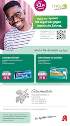 mea - meine apotheke Prospekt für Norderstedt mit 4 Seiten mea - meine apotheke Prospekt für Norderstedt: "Unsere Juni-Angebote", 4 Seiten, 01.06.2025 - 30.06.2025