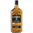 Blended Scotch Whisky - LABEL 5 en promo chez Carrefour Market Dieppe à 17,80 €