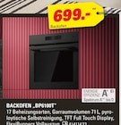 Aktuelles Backofen BP6100T Angebot bei Höffner in Rostock ab 699,00 €