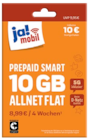 Prepaid Smart 10 GB Allnet Flat Angebote von ja! mobil bei REWE Hennef für 4,98 €