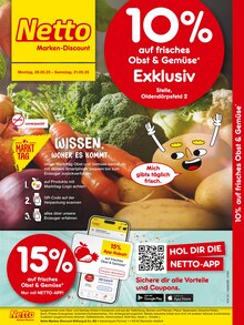 Aktueller Netto Marken-Discount Prospekt für Stelle und Ungebung, Seiten zum blättern Netto Marken-Discount Prospekt 10% auf frisches Obst & Gemüse mit Seiten in Stelle und Umgebung