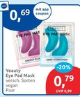 Eye Pad Mask Energy Elixir von Yeauty im aktuellen budni Prospekt für 0,69 €