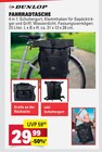 Fahrradtasche Angebote von Dunlop bei Marktkauf Heilbronn für 29,99 €
