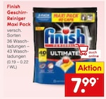 Aktuelles Geschirr-Reiniger Maxi Pack Angebot bei Netto Marken-Discount in Nürnberg ab 7,99 €
