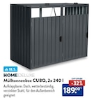 Aktuelle Mülleimer Angebote bei ALDI Nord in Osnabrück Aktuelles Mülltonnenbox CUBO, 2x 240 l Angebot bei ALDI Nord in Osnabrück ab 189,00 €