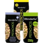 SUR TOUTES LES PISTACHES 250 G - WONDERFUL en promo chez Carrefour Market SUR TOUTES LES PISTACHES 250 G - WONDERFUL dans le catalogue Carrefour Market