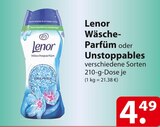 Lenor Wäsche-Parfüm oder Unstoppables bei famila Nordost im Trittau Prospekt für 4,49 €