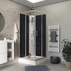 Cabine de douche hydromassante "Onega" - Gris - L. 85 x l. 85 x H. 225 cm - GoodHome en promo chez Brico Dépôt Rueil-Malmaison à 379,00 €