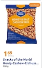 Honig-Cashew-Erdnuss im Angebot bei Action in Mönchengladbach Honig-Cashew-Erdnuss Angebote von Snacks of the World bei Action Mönchengladbach für 1,69 €