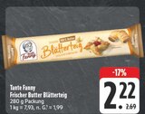 Frischer Butter Blätterteig von Tante Fanny im aktuellen EDEKA Prospekt