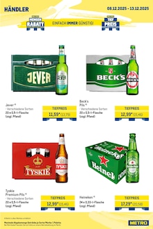 Becks im METRO Prospekt "Wochenengebote Händler + Gewinnspiel + Händler Mix" mit 31 Seiten (Magdeburg)