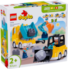 Les véhicules de chantier 3 en 1 - LEGO dans le catalogue La Grande Récré