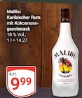 Karibischer Rum mit Kokosnussgeschmack Angebote von Malibu bei GLOBUS St. Ingbert für 9,99 €