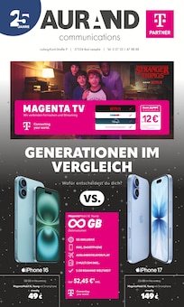 Aurand Communications Prospekt GENERATIONEN IM VERGLEICH mit 8 Seiten