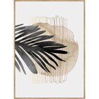 KUNSTDRUCK Schwarz, Goldfarben Abstraktes, Blätter 51,5/71,5 cm von Monee im aktuellen XXXLutz Prospekt für 29,99 €