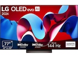 OLED77C47LA OLED evo TV (Flat, 77 Zoll / 195 cm, 4K, SMART TV, webOS 24 mit ThinQ) im MediaMarkt Saturn Prospekt OLED77C47LA OLED evo TV (Flat, 77 Zoll / 195 cm, 4K, SMART TV, webOS 24 mit ThinQ) von LG im aktuellen MediaMarkt Saturn Prospekt für 2.530,71 €