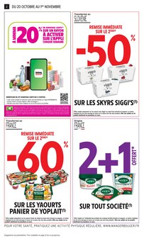 Catalogue de la semaine "-60% DE REMISE IMMÉDIATE SUR LE 2ÈME" avec 2 pages, valide du 20/10/2026 au 01/11/2026 pour Bourges et alentours Prospectus de la semaine "-60% DE REMISE IMMÉDIATE SUR LE 2ÈME" avec 2 pages, valide du 20/10/2026 au 01/11/2026 pour Bourges et alentours