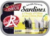 Sardines à l'huile d'olive - Label Rouge - Intermarché à Rennes Sardines à l'huile d'olive - Label Rouge en promo chez Intermarché Rennes à 2,99 €