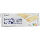 Gaufrettes fourrées à la vanille - SIMPL à 0,83 € dans le catalogue Carrefour Market