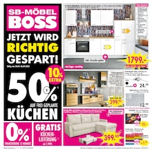SB Möbel Boss Prospekt für Berlin: "JETZT WIRD RICHTIG GESPART!", 12 Seiten, 20.09.2025 - 26.09.2025